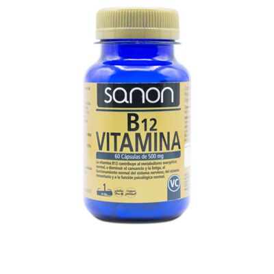 SANON vitamina B12 60 cápsulas de 500 mg