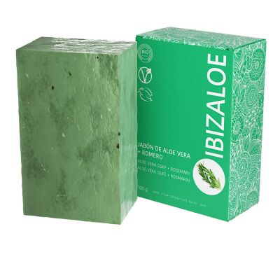 IBIZALOE Savon Aloe Vera + Romarin 100 g