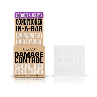 COCONUT&KERATIN DAMAGE CONTROL solid conditioner bar 40 gr
