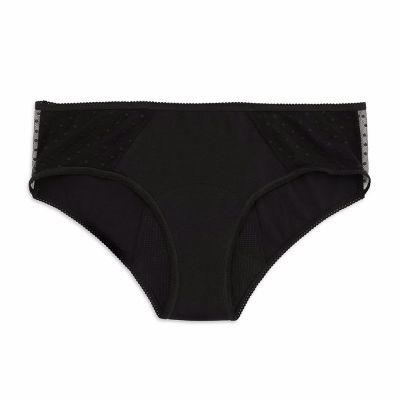 KIWITAS CLASSIC PLUMETI braguitas menstruales negro #S