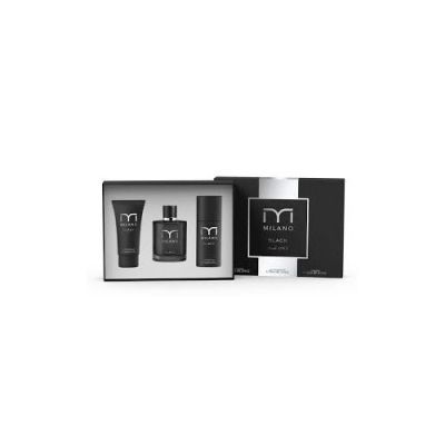 Milano Black Edt 100ml+Aft+Deo*E