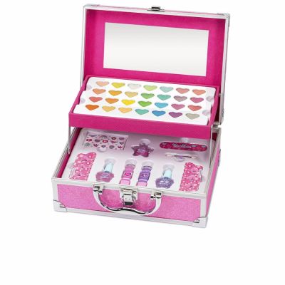 ÉTUI DE VOYAGE SUPER GIRL lot 38 pièces