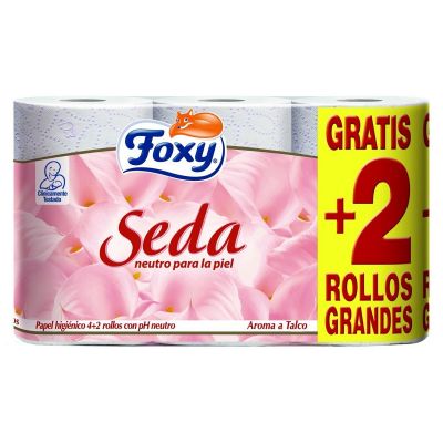 Papier toilette en soie Ph neutre Talc Aroma 3 couches 6 rouleaux