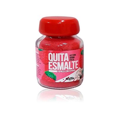 Acétone Éponge Dissolvant De Vernis À Ongles Arôme De Fraise 75 Ml