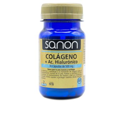 SANON colágeno + ácido hialurónico 30 cápsulas de 500 mg