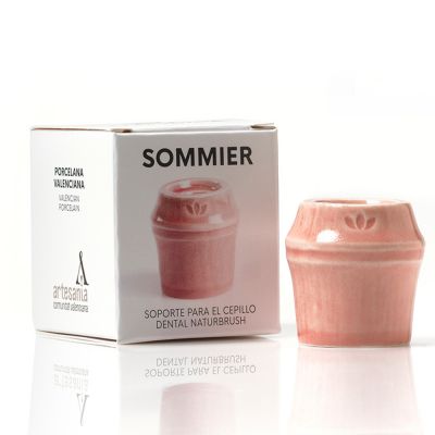 Sommier Soporte Para Cepillo Dental #Rojo 1 Pz