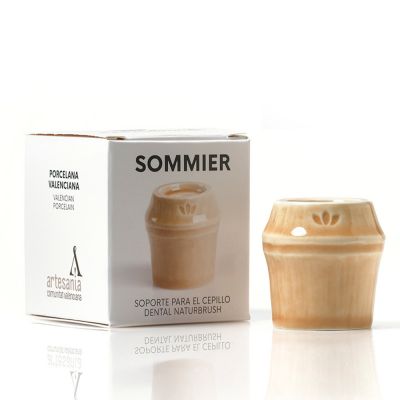 Sommier Soporte Para Cepillo Dental #Natural 1 Pz