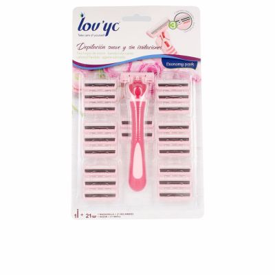LOVYC Maquinilla + 21 recambios de 3 hojas de acero