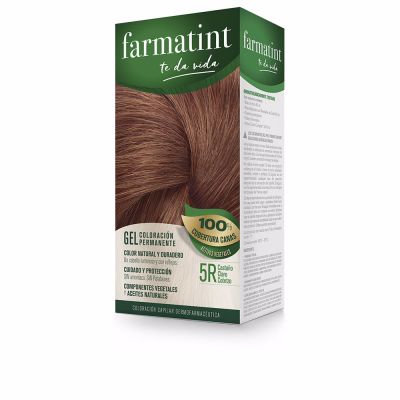 FARMATINT Gel colorant permanent #5r-brun cuivré clair