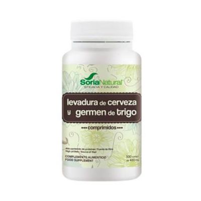 Levadura de Cerveza y Germen Trigo 500comp Soria Natural