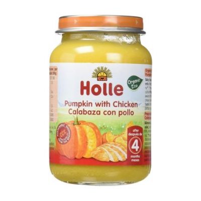 Pumpkin Potitos with Chicken 4M 190g Holle