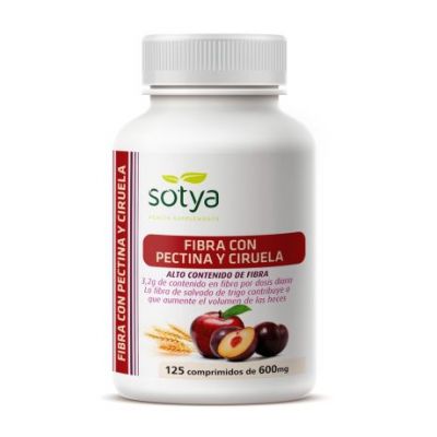 Fiber with Plum and Pectin 600Mg 125comp Sotya