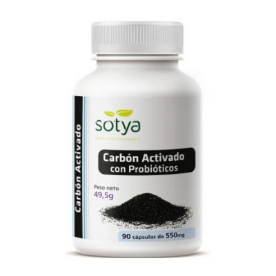 Activated Carbon with Probiotic 90caps Sotya