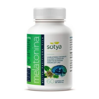 Melatonin Melisa Passionflower and Linden 60caps 650mg Sotya