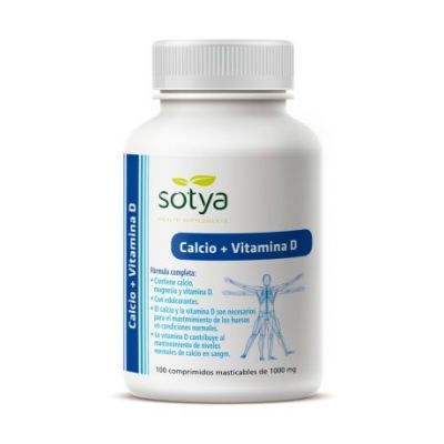 Calcio Vitamina D 100comp Sotya