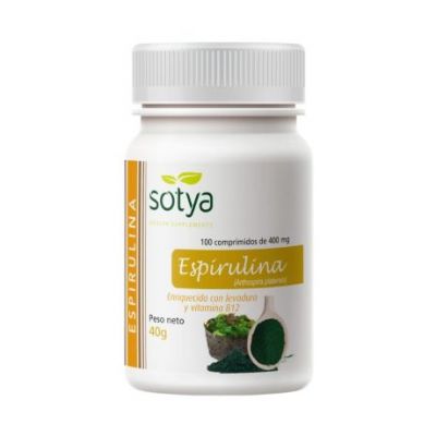Espirulina 400mg 100comp Sotya