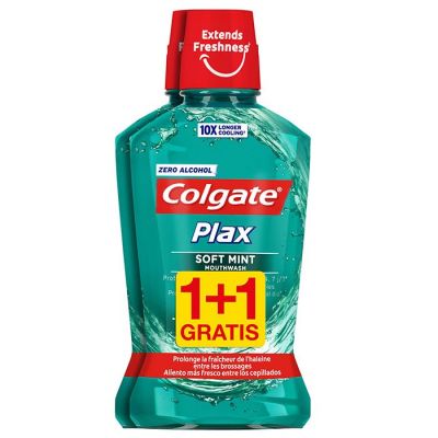 COLGATE ELIXIR PLAX 500ML 2X1 VERT