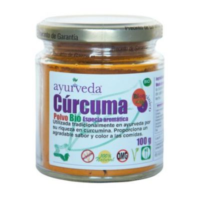 Curcuma in Polvere Bio Senza Glutine Vegan 100g Ayurveda