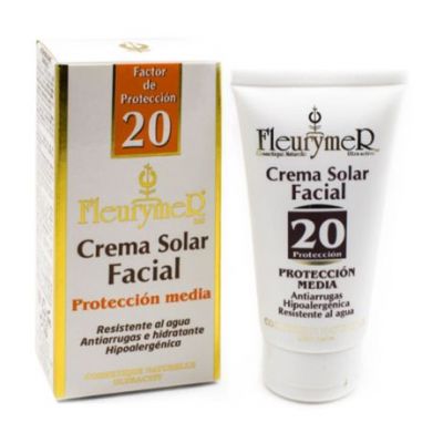 Crema Solar Facial SPF20 Tubo 80ml Fleurymer