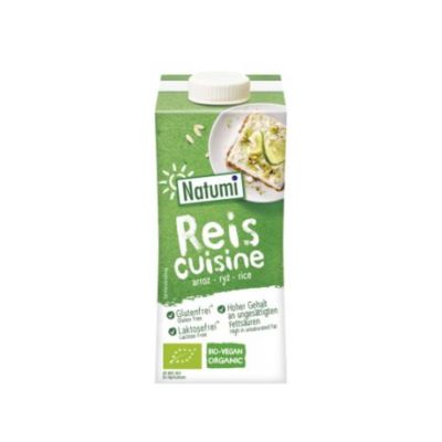 Crema di Riso per Cucinare Senza Glutine Bio Vegan 200ml Natumi