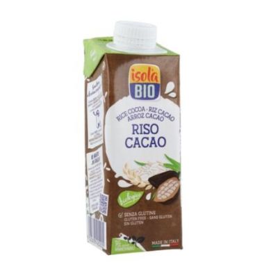 Bebida Vegetal Arroz Chocolate Calcio Bio 24x250ml Isola Bio