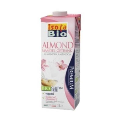Bebida Vegetal de Almendra Pura SinGluten Bio 6x1L Isola Bio