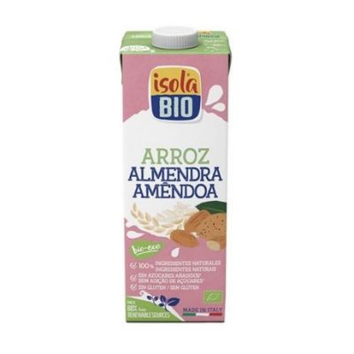 Vegetable Rice and Almond Drink Gluten Free Bio Vegan 6x1L Isola Bio