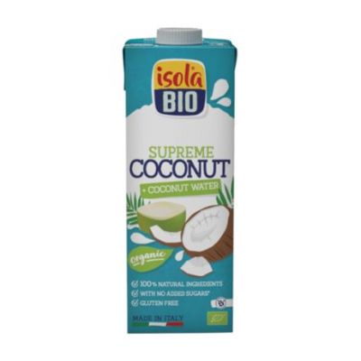 Bevanda Vegetale Suprema al Cocco Senza Glutine Bio Vegan 6x1L Isola Bio
