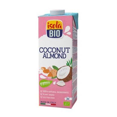 Bevanda Vegetale al Cocco con Mandorle Senza Glutine Bio Vegan 6x1L Isola Bio