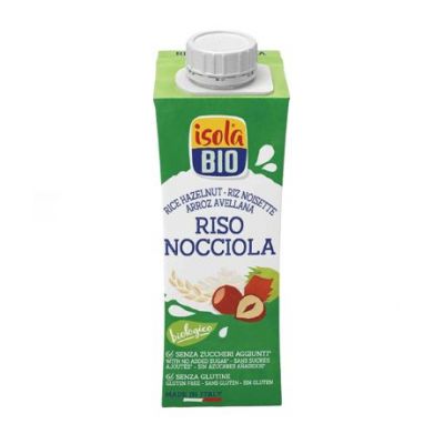 Mini Bevanda Vegetale Bio Riso e Nocciole Box x 24 250ml Isola Bio