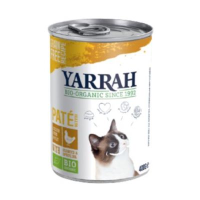 Chicken Pate for Cats Organic Can 400g Yarrah