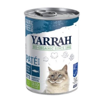 Fish Pate for Cats Organic Can 400g Yarrah