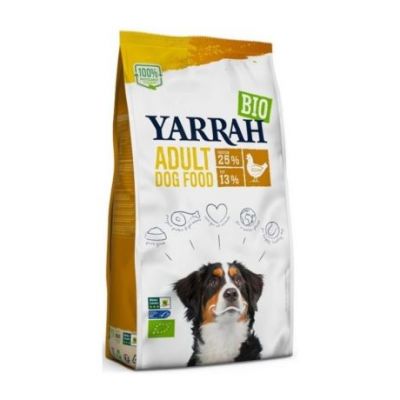 Nourriture au Maïs et au Poulet pour Chiens Bio 2kg Yarrah