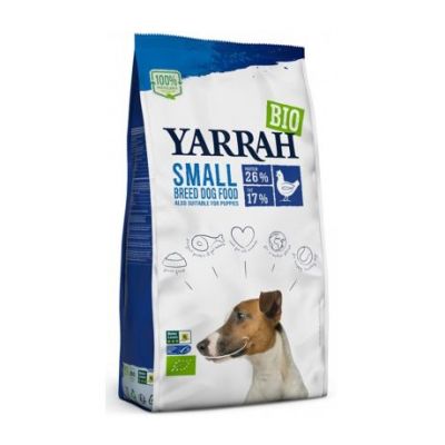 Nourriture biologique au poulet pour chiens de petite race 2kg Yarrah