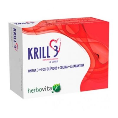 Krill-3 60 Perlas Herbovita