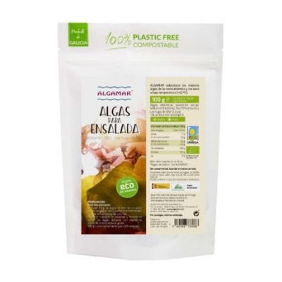 Algas Ensalada Mezcla Eco Vegan 100g Algamar