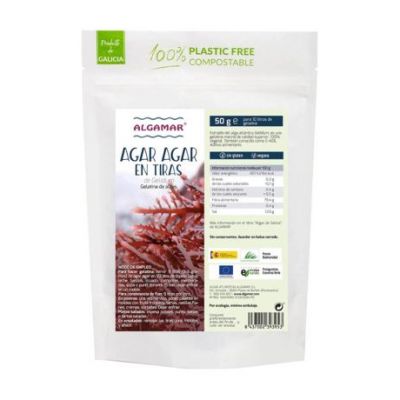 Algae Agar Agar Strips Vegan 50g Algamar
