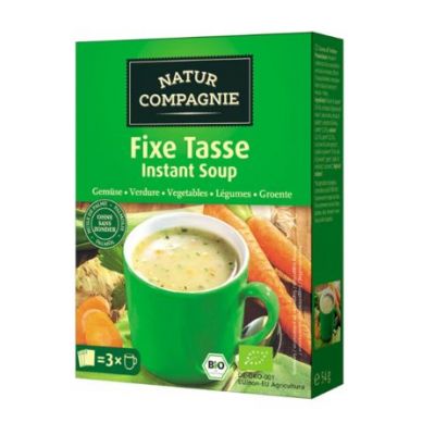 Organic Instant Vegetable Soup 3 x 18g Natur Compagnie