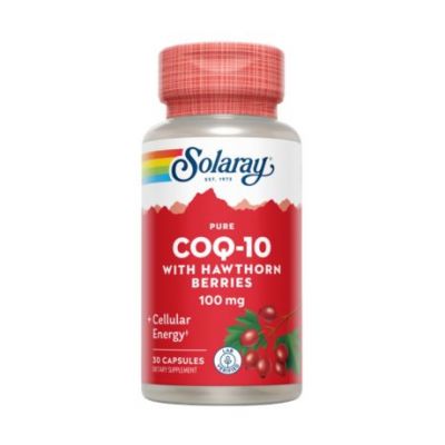 CoQ10 pure 100 mg 30 gélules Solaray
