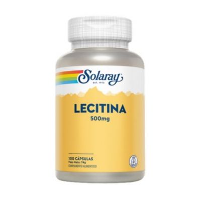 Lécithine de soja sans huile 100caps Solaray