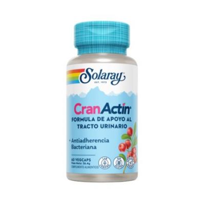 Cranactin Végétalien Sans Gluten 60caps Solaray