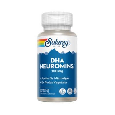 DHA Neuromins 100Mg Sans Gluten Vegan 30 Perles Solaray