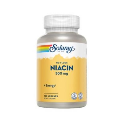 Niacine Vitamine B3 Non Rougissante 500Mg 100caps Solaray