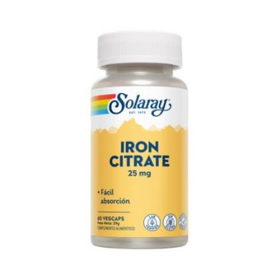 Fer 25Mg 60caps Solaray