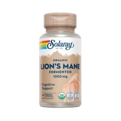 Crinière de Lion 1000mg Vegan 60caps Solaray