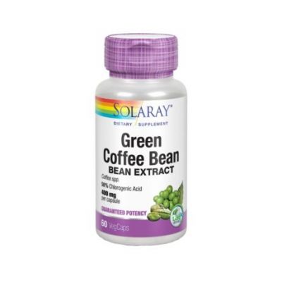 Extrait de grain de café vert 400 mg 60caps Solaray