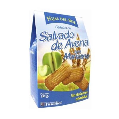 Galletas Salvado de Avena con Manzana 250g Hijas Del Sol