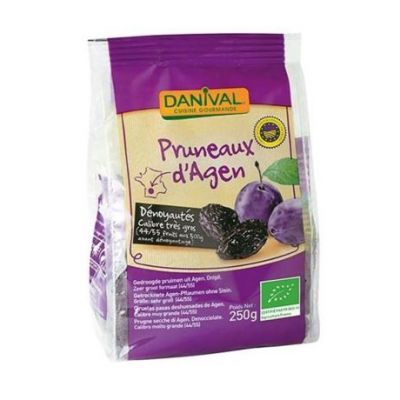 Organic Large Pitted Prunes 250g Danival