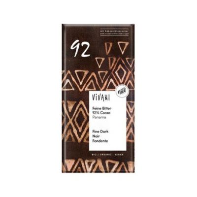 Chocolate Negro 92 Cacao Bio Vegan 80g Vivani