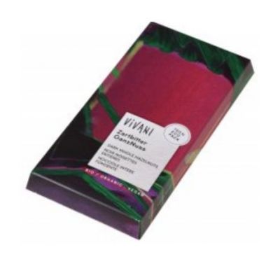 Chocolate Negro con Avellanas Enteras Bio Vegan 100g Vivani